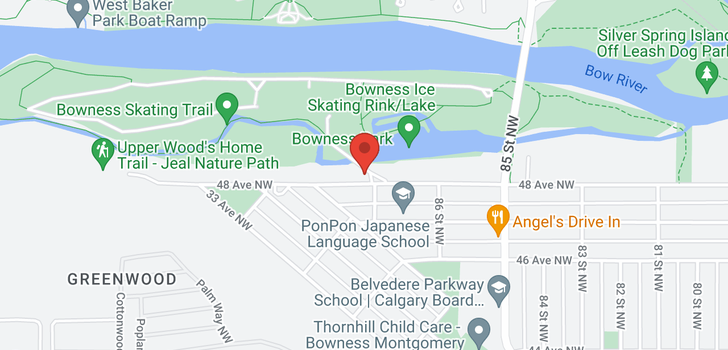map of 8902 48 Avenue NW